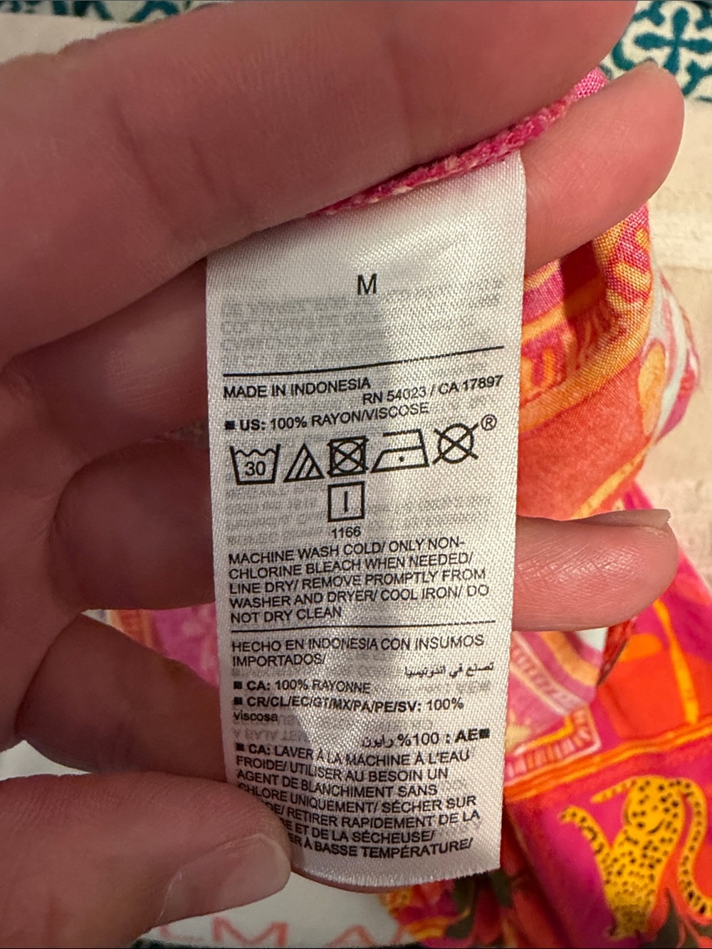 Old Navy Pink and Orange Tropical Jumpsuit - Picture 5 of 5